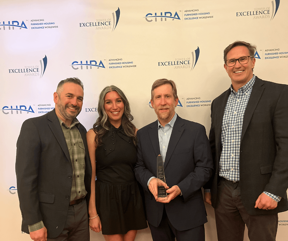 Compass Furnished Apartments Wins CHPA Tower of Excellence Award for Company of the Year